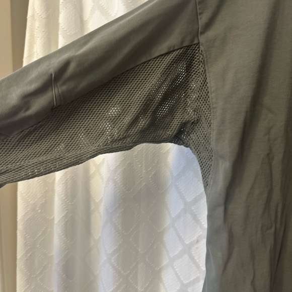 Athleta - Mesh Cruiser Sweatshirt - Olive Green - Picture 5 of 5